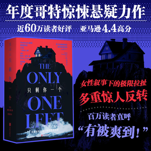 当当网 只剩你一个 赖利塞杰著 年度哥特悬疑王炸 微恐惊悚直起鸡皮疙瘩女性叙事下关于真相 双女主极限拉扯 层层反转炫音惊悚小说