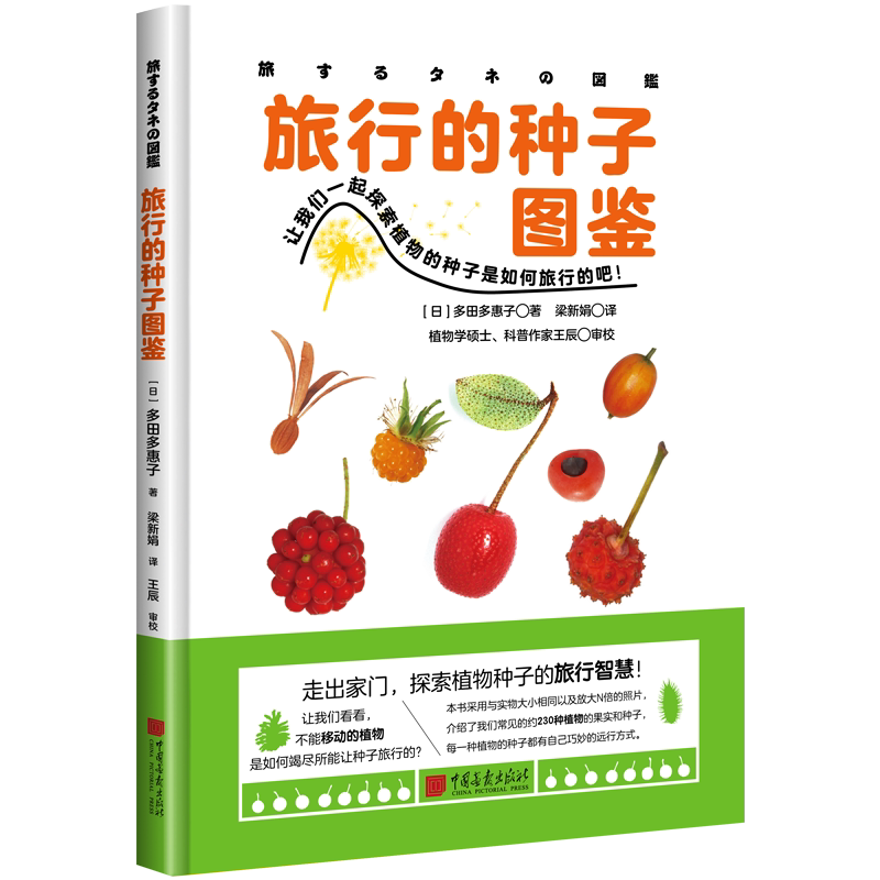 【当当网】旅行的种子图鉴 植物学科普作家王辰权威审校 适合6-13岁 230种植物 1000幅高清摄影图片 科普童书 中国画报正版书籍