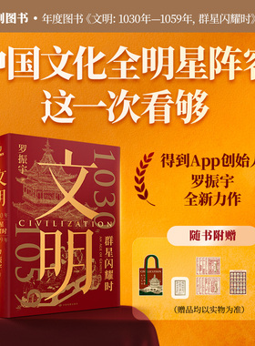 当当网【赠帆布包+纪念票+海报】文明1030年—1059年群星闪耀时 罗振宇《文明之旅》文明1+2重磅新作 当代人看得懂的历史知识读物
