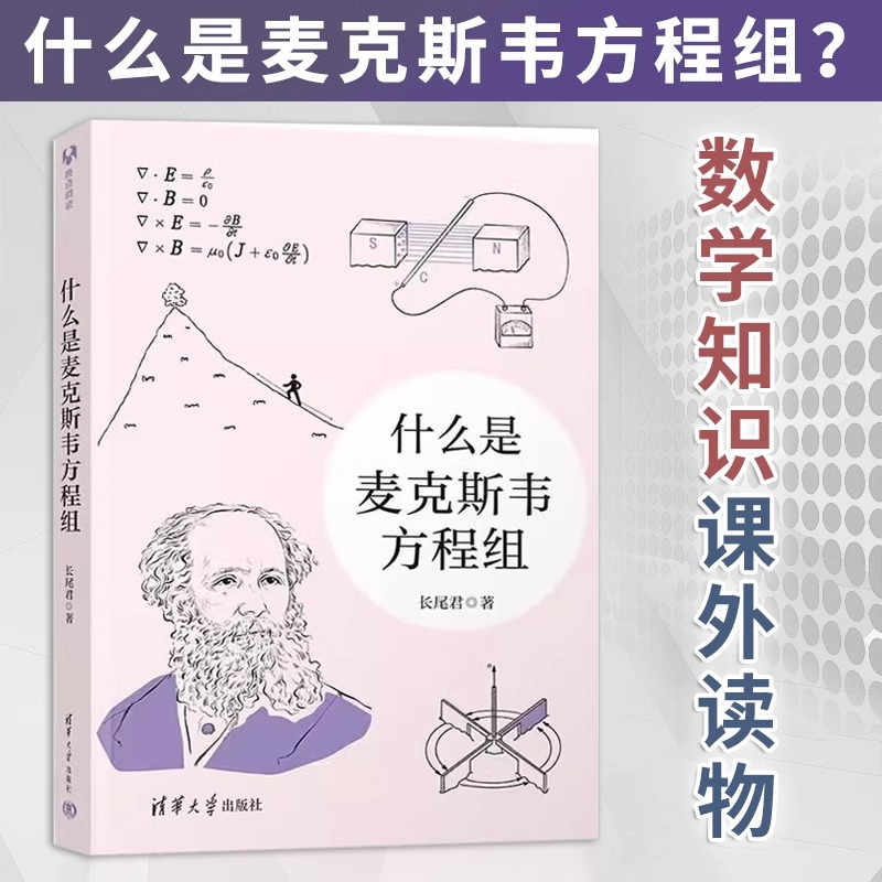 当当网 什么是麦克斯韦方程组 长尾君 中小学生微积分高等数学科普书籍 数学知识课外读物 量子力学物理 清华大学出版社 书籍/杂志/报纸 物理学 原图主图