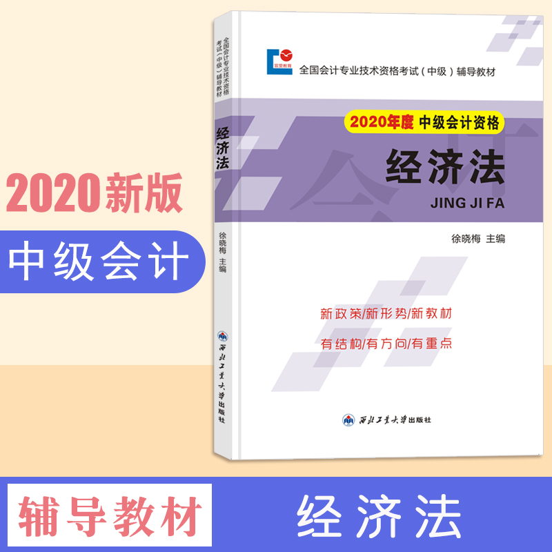 2020全国中级会计职称考试辅导教材 20会计（中级）经济法 会计专业技术资格考试（中级）培训教学备考用书教材配套自学参考资料