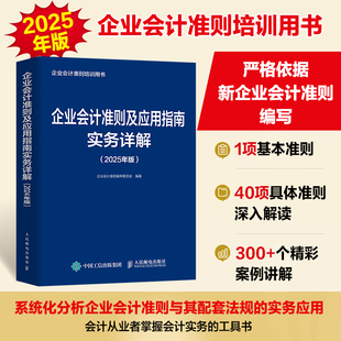 企业会计准则及应用指南实务详解（2025年版）