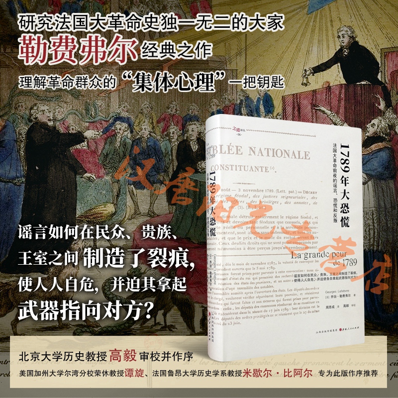 当当网 1789年大恐慌：法国大革命前夜的谣言、恐慌和反叛（谣言如何在民众、贵族、王室之间制造了裂痕，使人人自正版书籍