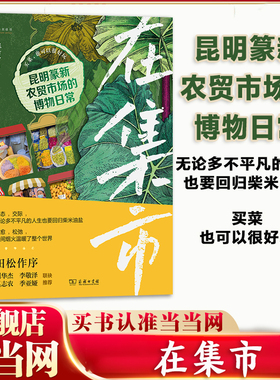当当网 在集市 昆明篆新农贸市场的博物日常 网红菜市场人类学手记集市博物学活色生香的市井人情 纪录片一般的生活图 正版书籍