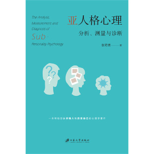 张奇勇 测量与诊断 江苏大学出版 社 书籍 当当网 正版 亚人格心理分析
