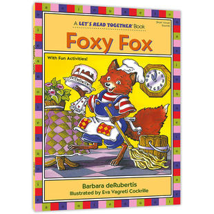 自然拼读一起学:狐狸毛毛(短元音o)Let's Read Together: Foxy Fox