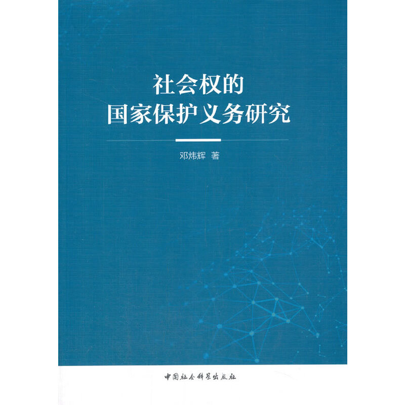 社会权的国家保护义务研究