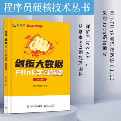 当当网 剑指大数据——Flink学习精要（Java版） 尚硅谷教育 电子工业出版社 正版书籍