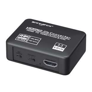 腾飞HDMI音频分离器4K60HZ高清转3.5耳机孔光纤SPDIF音频转换器PS5/XBOX/机顶盒/SWITCH外接音箱HDR