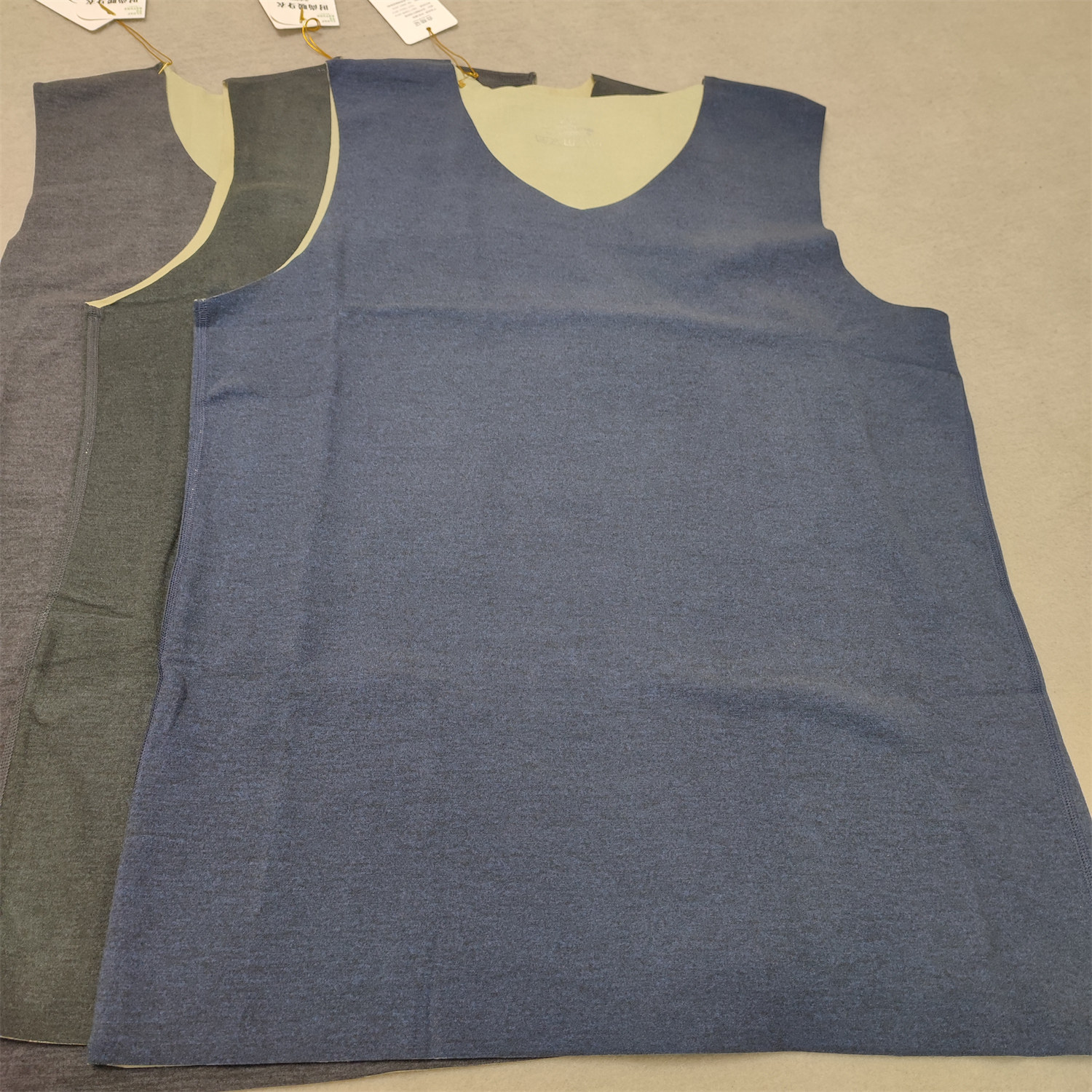 男蚕丝润肤809无痕聚酯纤维DIY秋冬护前胸背背心弹力修身保暖发热