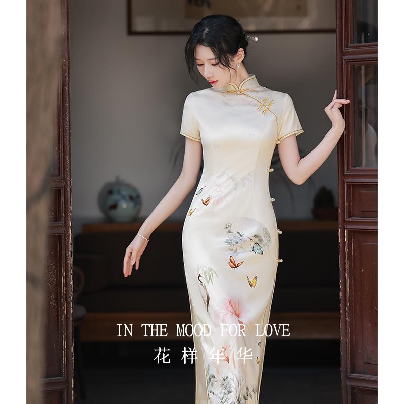 【花样年华旗袍】少女气质新款改良日常连衣裙2025年中式国风素雅