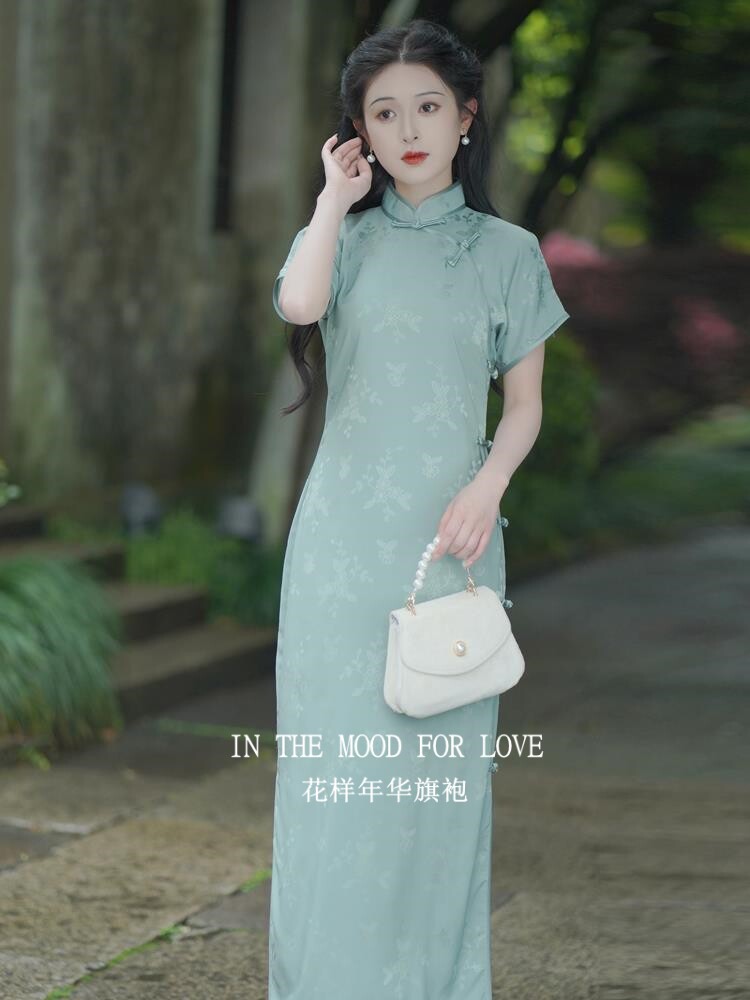 【花样年华旗袍】年轻绝美国风连衣裙少女2026古法改良新中式气质