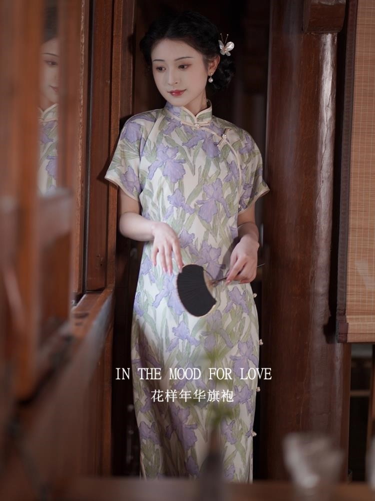 【花样年华旗袍】少女长款清新连衣裙2026中式改良气质绝美民国风