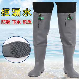 高筒钓鱼裤防水防滑雨鞋