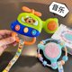 宝宝音乐手摇铃 儿歌灯光故事机手拍鼓安抚益智出门可挂婴儿玩具