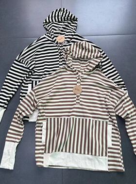 外贸fp风格自由慵懒随性高级连帽长袖卫衣套头百搭时髦舒适卫衣女