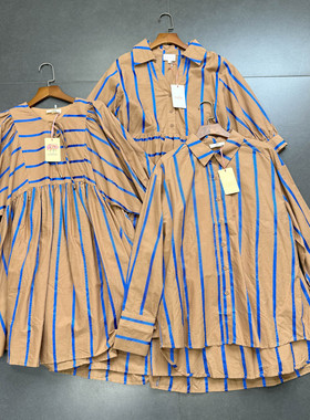 外贸单entro纯原纯棉系列款 气质高级百搭棉质衬衫 短连衣裙 长裙