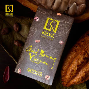 BELVIE越南比利时Good Morning Vietnam Coffee 70%咖啡巧克力80g