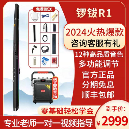 ROBKOO锣钹R1真采样电吹管国产电吹管电萨克斯初学者数字管