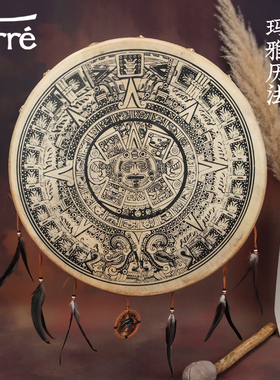 terre框鼓满萨鼓手鼓大鼓羊皮图腾shaman声音疗愈瑜伽打击乐器