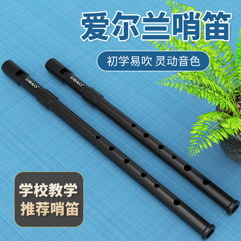 DBAO爱尔兰哨笛便士口笛高音C调D调锡笛直笛初学者入门六孔竖笛