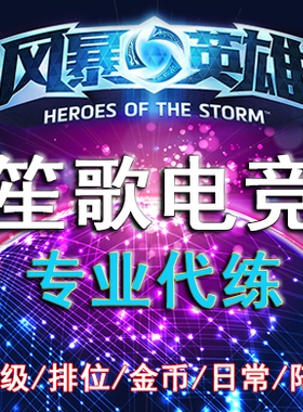 亚服欧服风暴英雄定级代打陪玩练金币升等级弃赛快速联赛排位上分