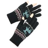 半指手套针织秋冬季 成人防寒保暖漏二指可触屏漏指头针织学生写字