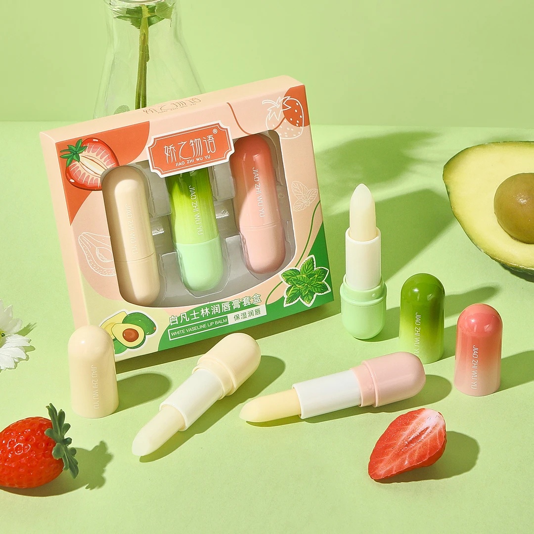 植物凡士林保湿润唇膏