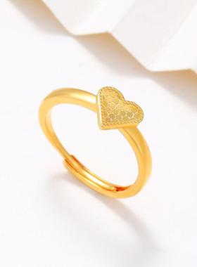 爱心戒指时尚个性送女友