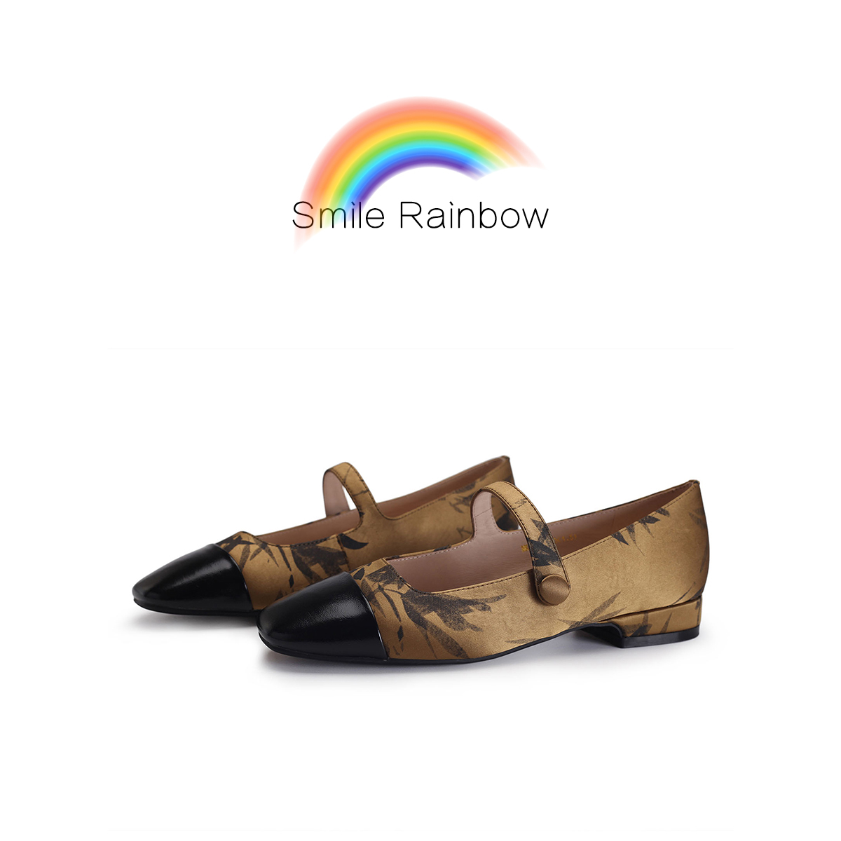 SmileRainbow方头玛丽珍单鞋女
