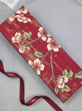 节日礼物盒长条羽毛球拍盒香烟盒
