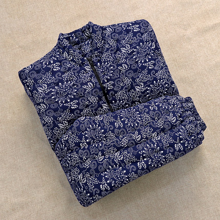 纯手工棉花棉衣套装女冬季中老年加厚保暖棉袄棉裤妈妈内穿冬装