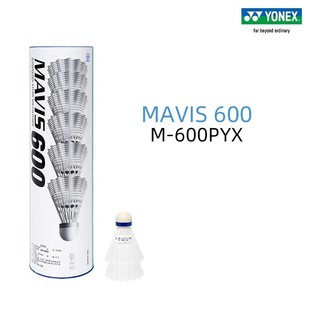 YONEX尤尼克斯正品 训练球M600 官方旗舰店羽毛球yy尼龙球塑料6只装