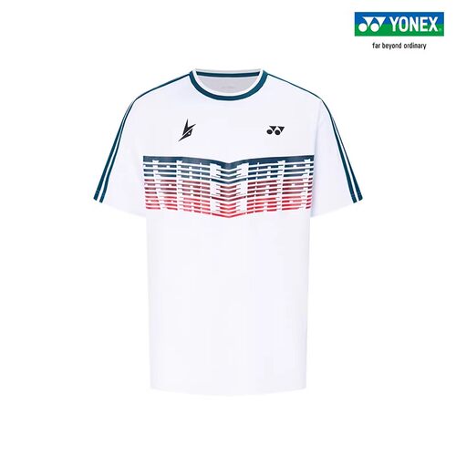YONEX尤尼克斯10111LDCR 26SS林丹系列休闲运动T恤羽毛球服yy短袖