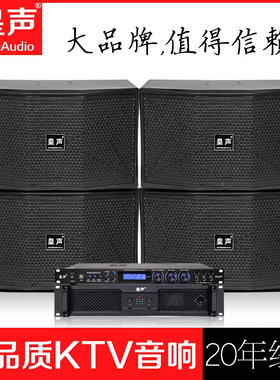 KingAudio/皇声 K810一拖四 20-50平米 专业KTV包房音响套装