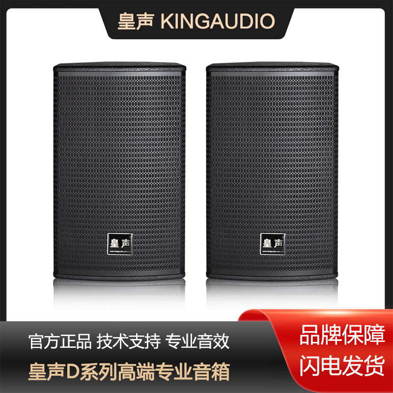 KingAudio/皇声D10音箱 专业KTV家庭唱歌清吧酒吧10寸350W一对