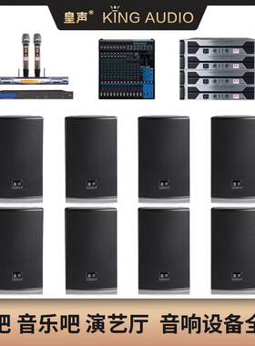 KingAudio/皇声 H15一拖八 高端慢摇吧酒吧套装