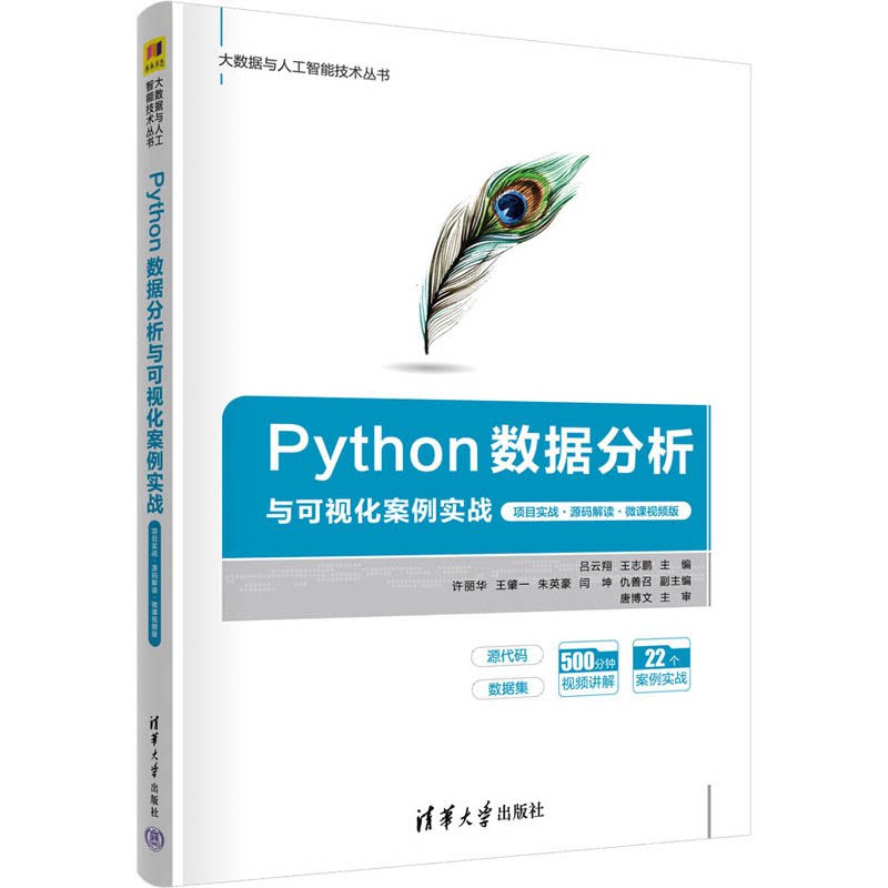 PYTHON数据分析与可视化案例实战(项目实战·源码解读·微课视频版) 9787302627685 清华大学出版社