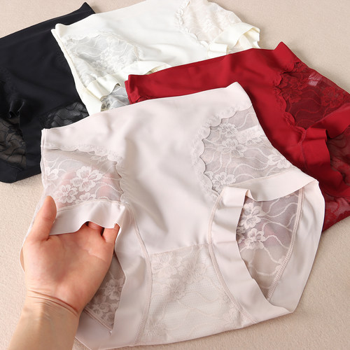 无痕蕾丝花朵女士内裤