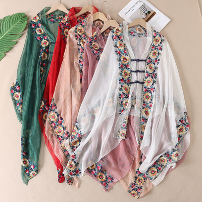 美轮美奂民族风旅游度假防晒披肩