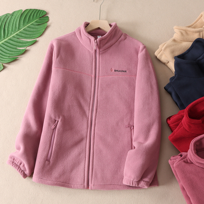 双面加厚摇粒绒外套冲锋衣内搭女