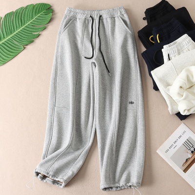 650克~不起球加厚绒华棉美式卫裤