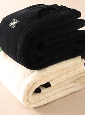 900克一条过冬！东北零下特厚保暖加羊羔绒休闲裤女外穿棉裤 B882