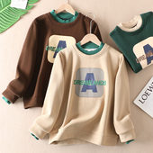 假两件套头休闲保暖上衣 不起球 加厚一体超柔绒卫衣女时尚 X447