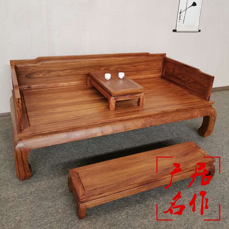 红木罗汉床中式实木睡塌