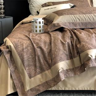 MARK CROSS 高端超细旦磨毛长绒棉四件套全棉加厚被套床单罩床品4