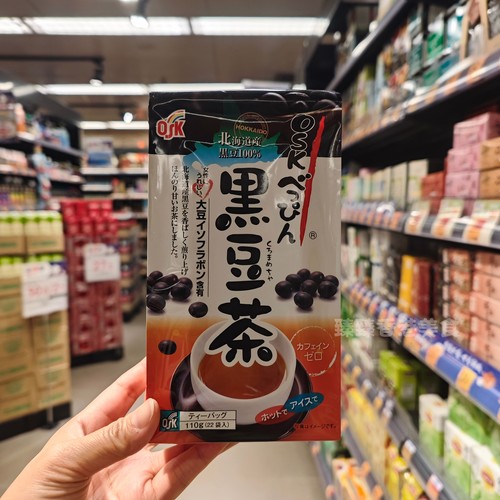日本进口OSK北海道黑豆茶22包