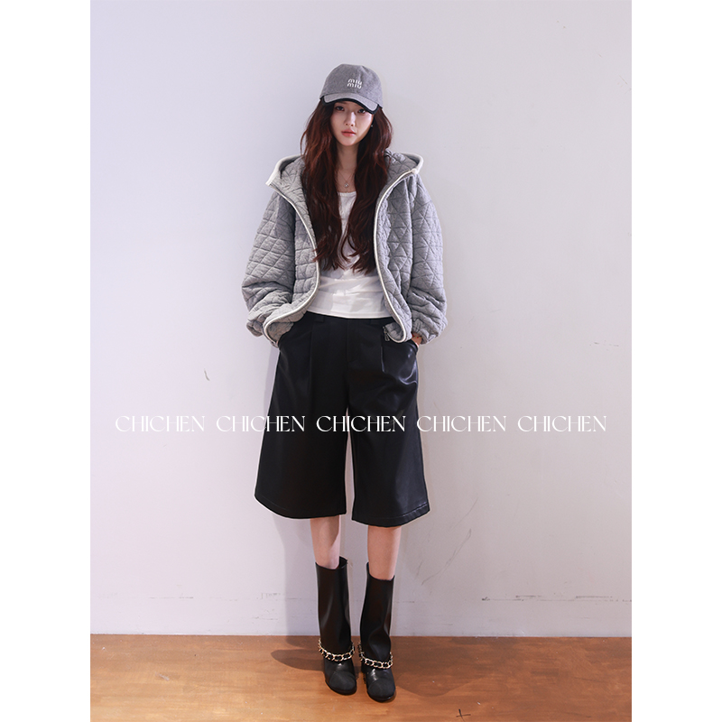 CHICHEN晨妍 满分好穿 保命工服chill保暖切棉卫衣外套女款加厚