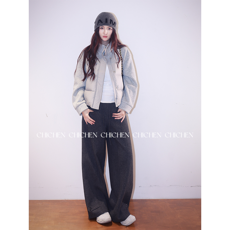 CHICHEN晨妍 过冬硬通货 鹅绒轻薄0压感短款羽绒服女2025新款冬季