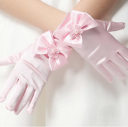 Gants pour fille en satin - Ref 2149807 Image 1